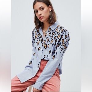 Scotch & Soda Blue Striped Shirt